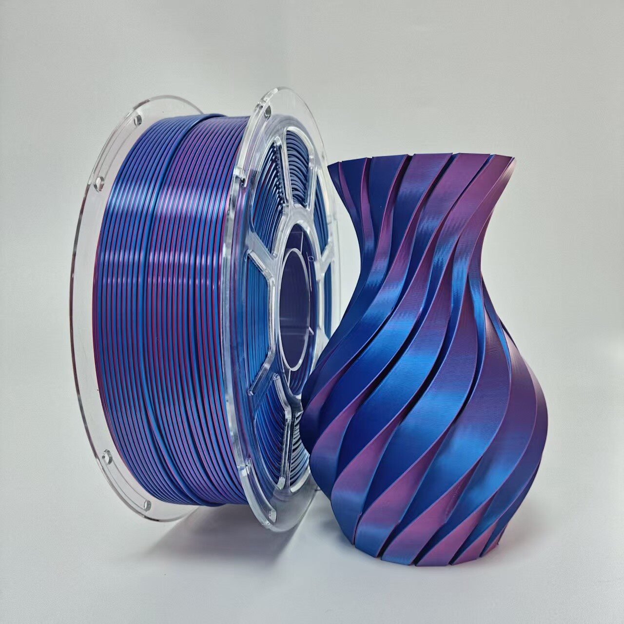 PLA Silk dual color