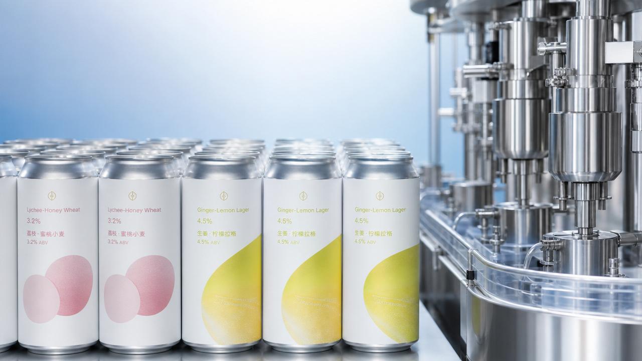 How a Guangdong-based beverage group used China beer OEM to test two new low-alcohol SKUs—without capital risk