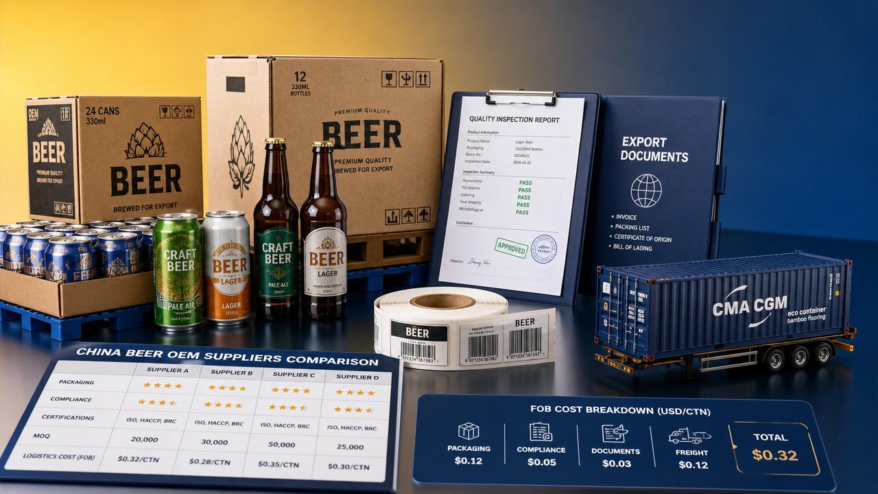 How to Compare China Beer OEM Suppliers Without Overlooking Hidden Costs