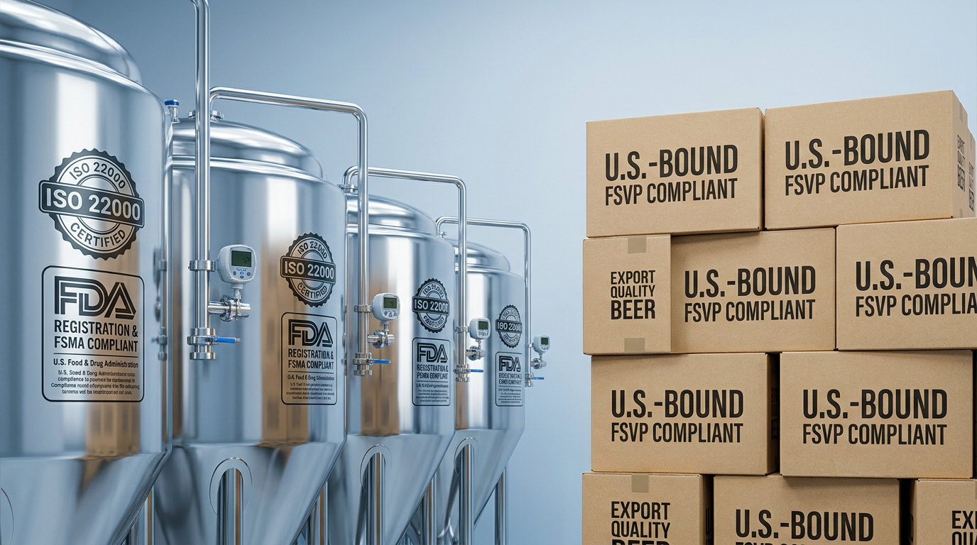 How a Fabricante de cerveza in China achieved ISO 22000 certification for US-bound shipments How a Fabricante de cerveza in China achieved ISO 22000 certification for US-bound shipments