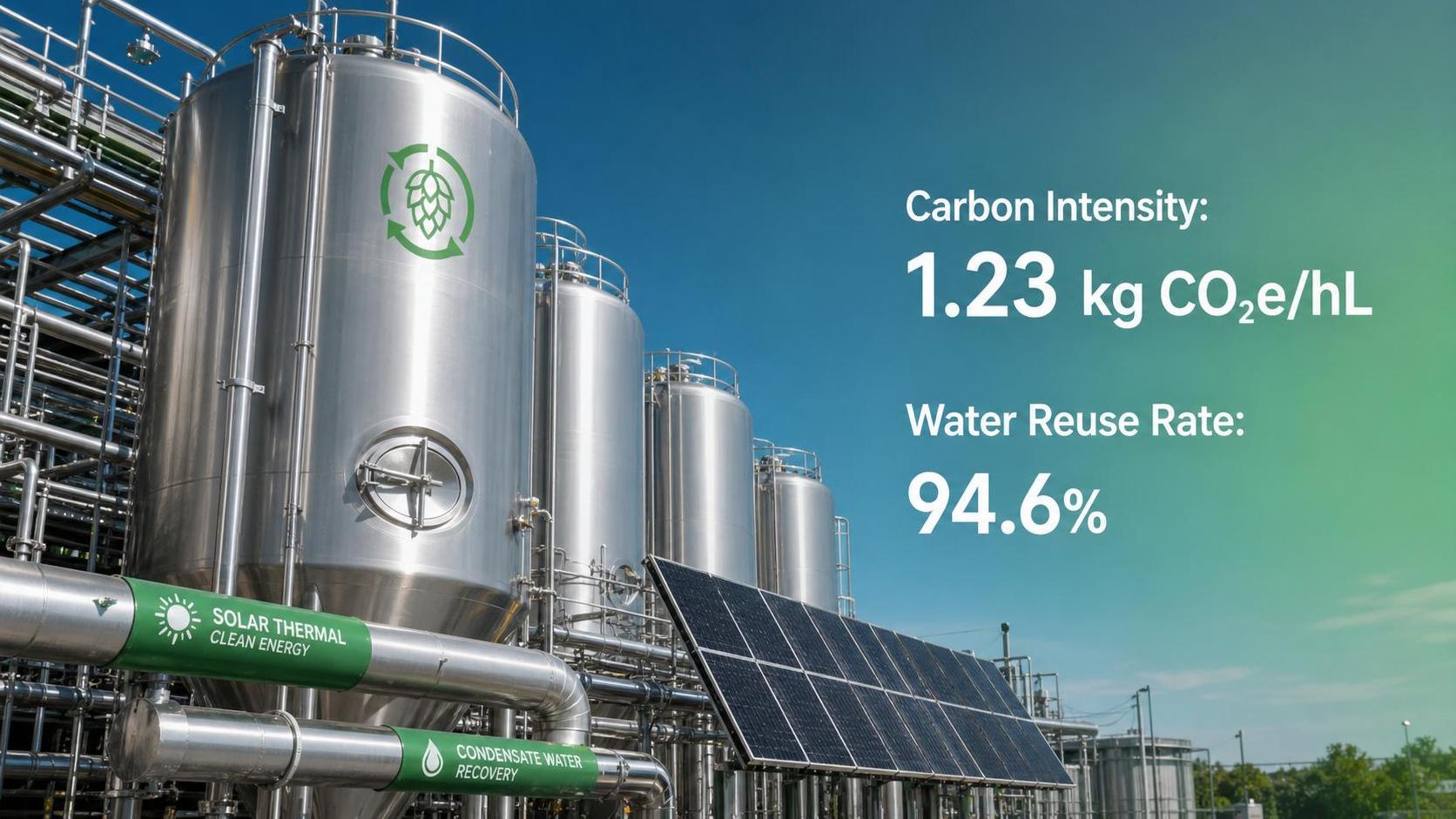 Sustainable Beer Production in China: Renewable Energy Use, Water Recycling Rates, and Carbon Metrics Sustainable Beer Production in China: Renewable Energy Use, Water Recycling Rates, and Carbon Metrics