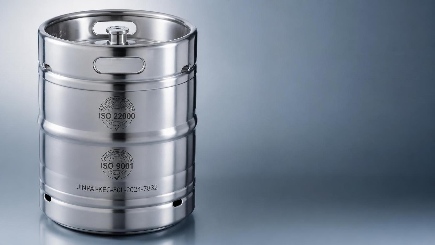 Do beer keg suppliers in China offer ISO-certified stainless steel for draft systems?