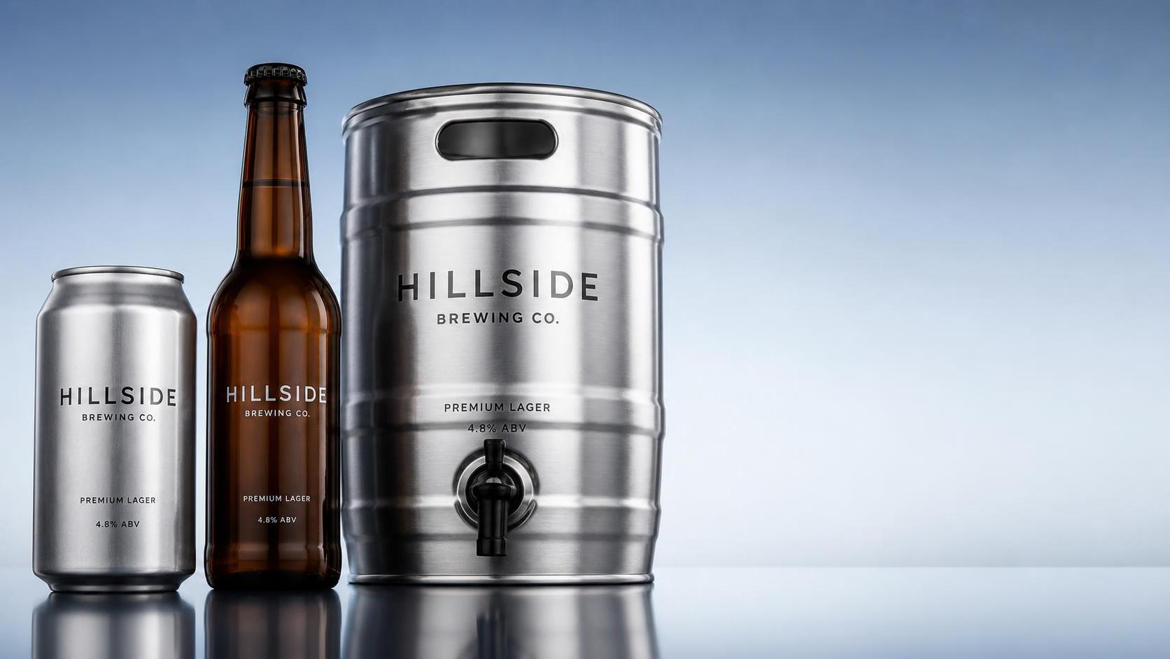 What packaging formats do custom beer for brand startups typically use for shelf-life stability?