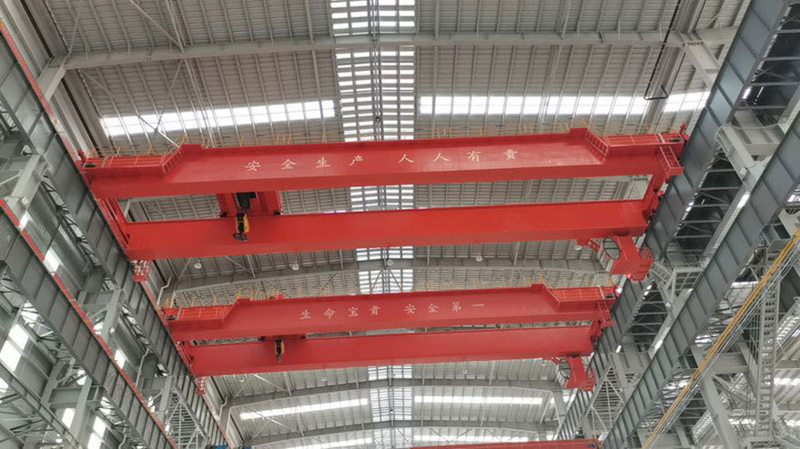 case2-1 Haili Wind Power Equipment Technology (Dongying) Co., Ltd. QDX European-style double-girder bridge crane