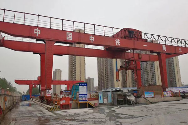 MG45-ton gantry crane for Chongqing Metro Line 27 by CR4G