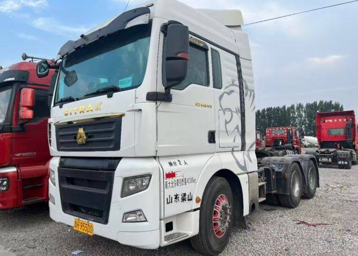 Sinotruk SITRAK C7H camion poids lourd, 540 hp, tracteur 6x4 (norme d'émission China V), double entraînement, tracteur MAN d'occasion.