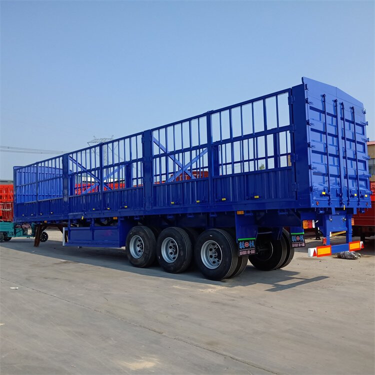 Fence Semi Trailer 60 Tons Cargo Transport Trailers