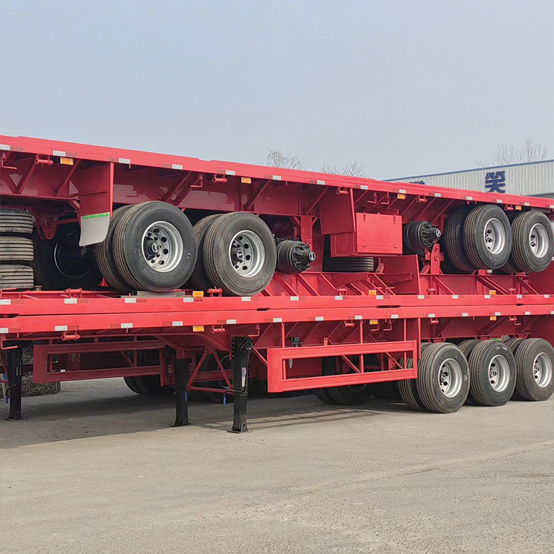 70 Ton 4 Axle Flatbed Trailer