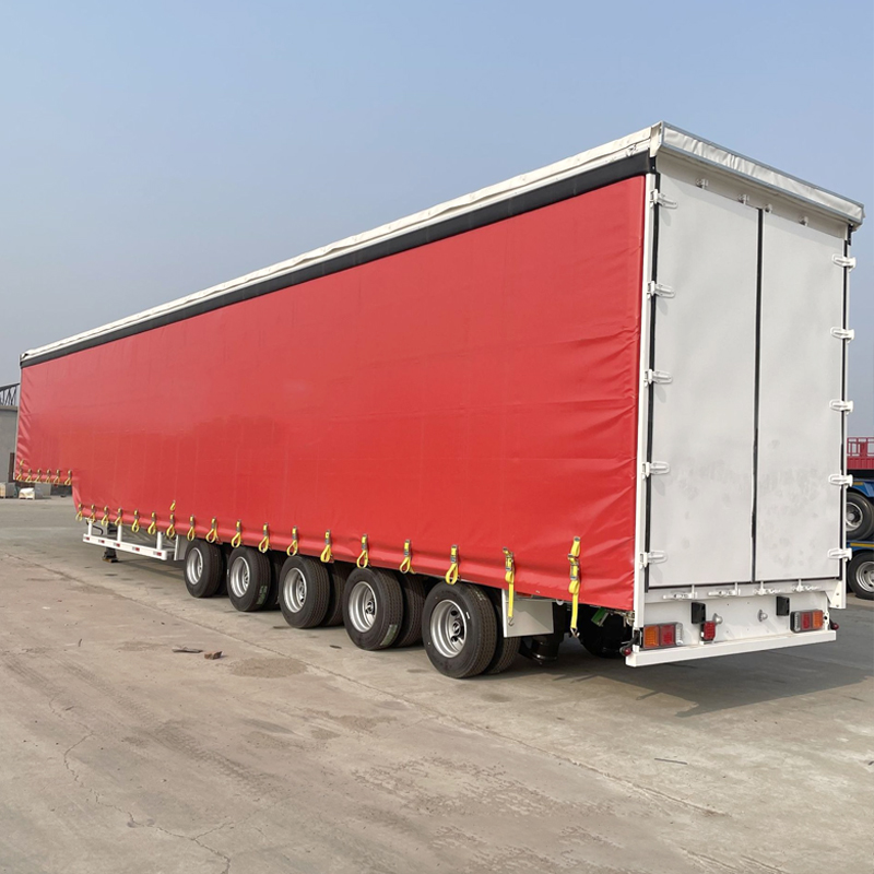 60 Tons Side Curtain Semi-Trailer
