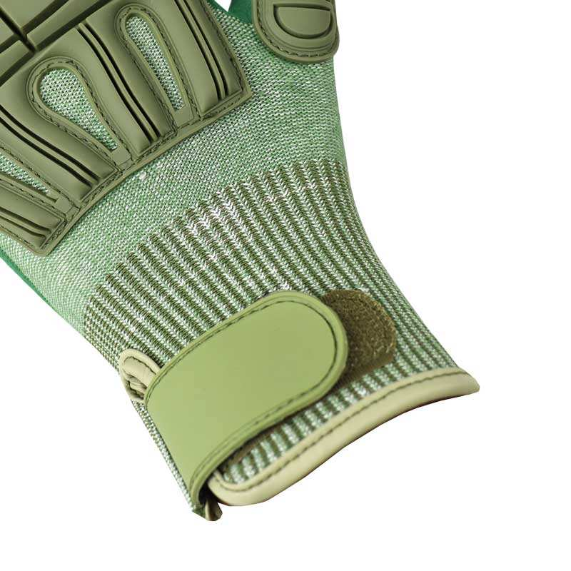 Industrial Safety Gloves Green Nitrile SONICE Cut-resistant and anti-vibration protective tactical work gloves