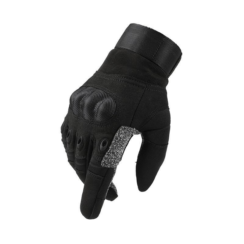 Resistant Tactical Gloves in Leather/HPPE with Touch Screen, Noodle Protection, for Cycling, Fishing, Motorcycling, Training and Outdoor Activities