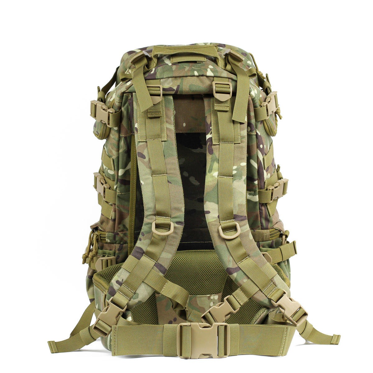TONMO 062 Custom Nylon Tactical Backpack, Camouflage, 59L, Waterproof, Resistant, for Assault, Outdoor Combat Training