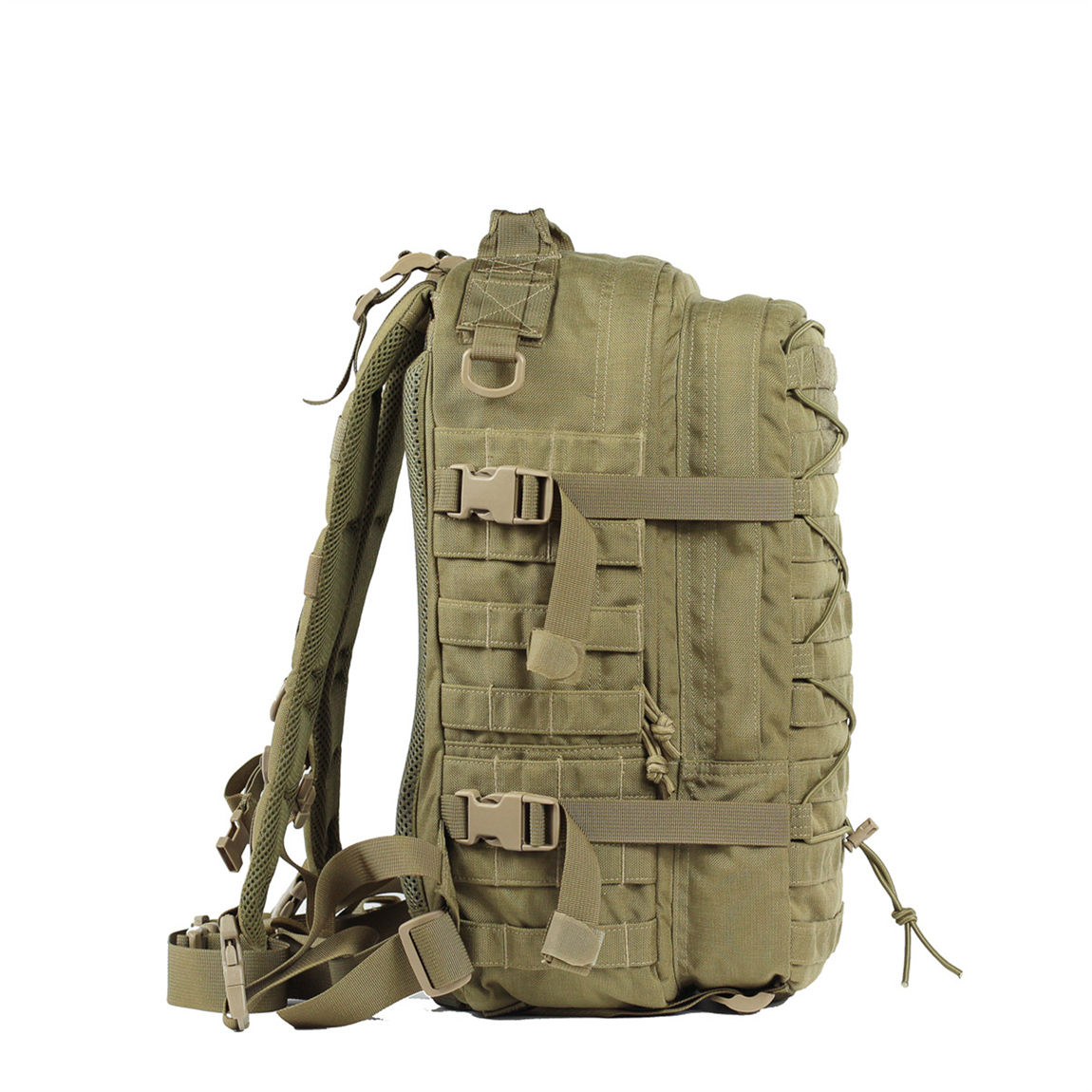 Tactical Backpack 25L 1000D Nylon Molle System Waterproof Durable Outdoor Camping Hiking Polyester Air Cushion Belt Camouflage Design