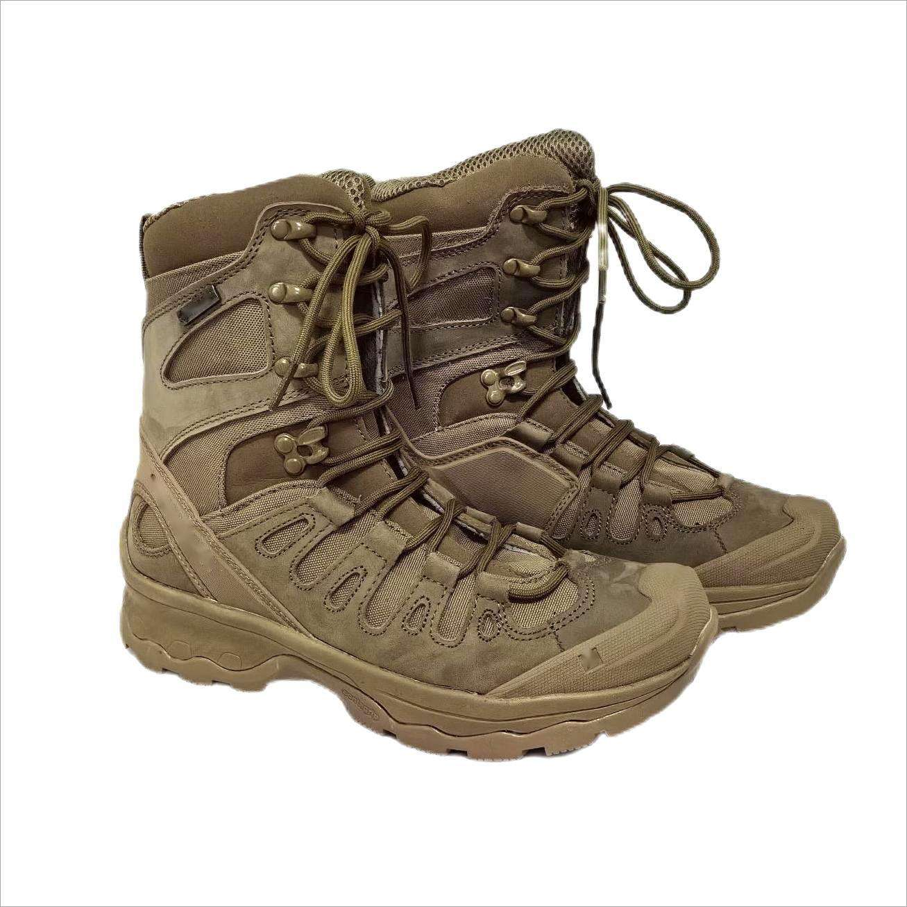 Tactical Boots for Hiking Training, Rubber Ankle Tactical Boots for Operator, Anti-Slip Combat Boots for Desert, Tactical Shoes for Outdoor