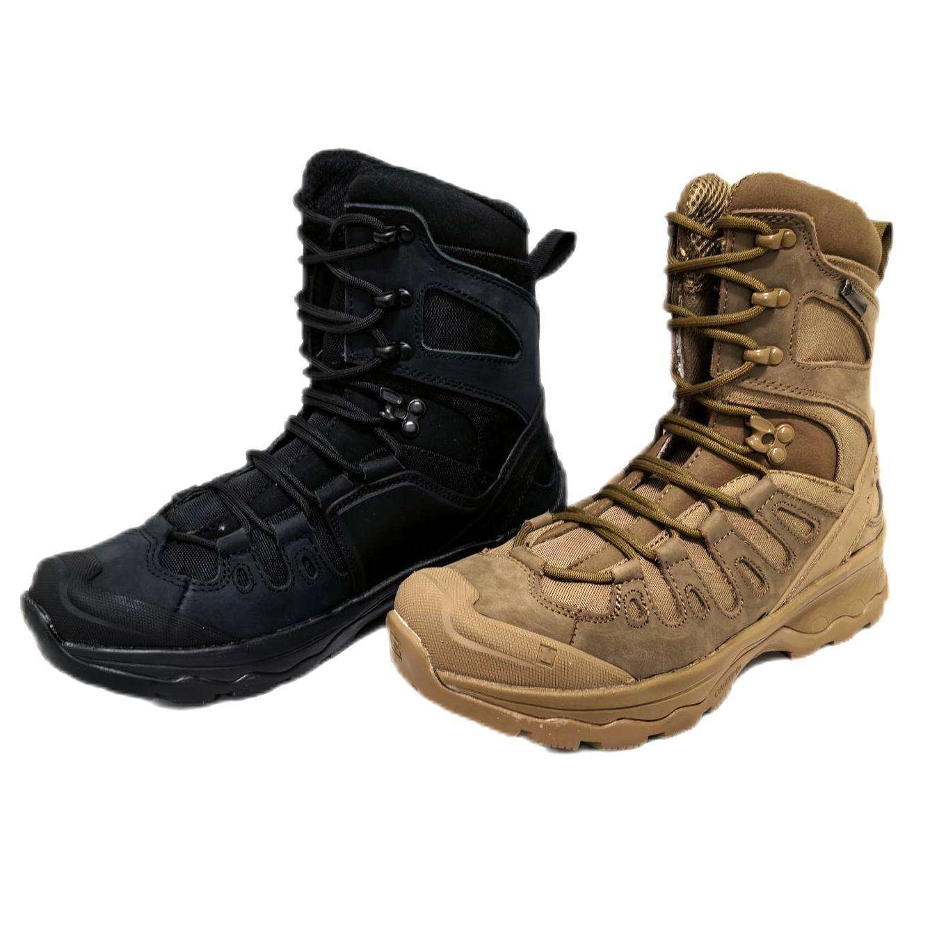 Tactical Boots for Hiking Training, Rubber Ankle Tactical Boots for Operator, Anti-Slip Combat Boots for Desert, Tactical Shoes for Outdoor