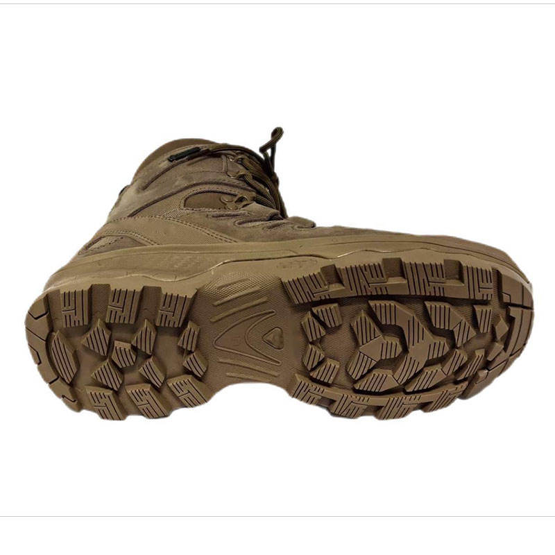 Tactical Boots for Hiking Training, Rubber Ankle Tactical Boots for Operator, Anti-Slip Combat Boots for Desert, Tactical Shoes for Outdoor