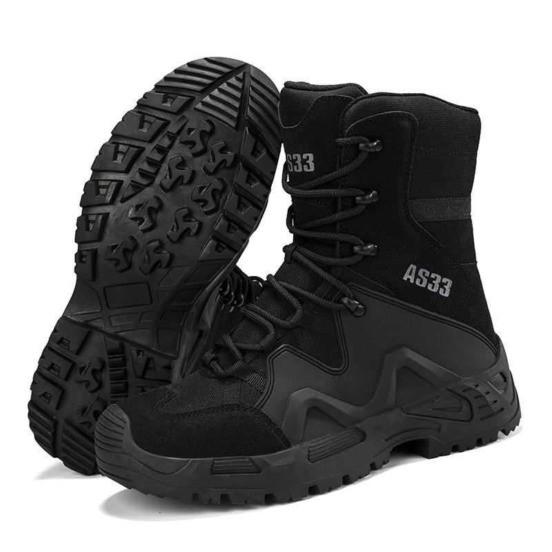 Outdoor Hiking Shoes, Desert Training Shoes, Men's Tactical Training Boots, High Ankle Tactical Combat Boots, Desert Boots