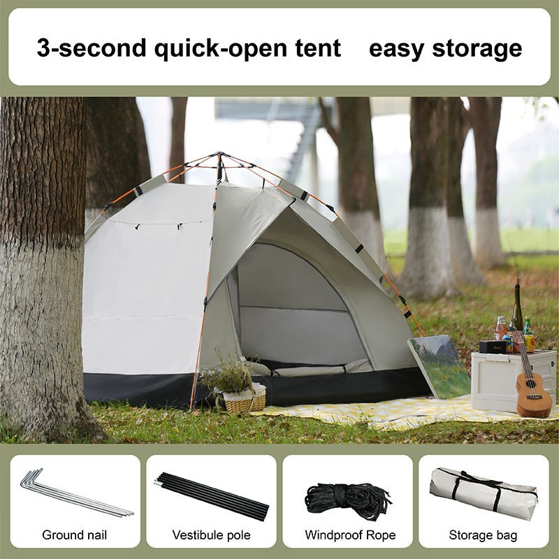 Oxford Fabric Portable Waterproof Countryside Tent with UV Protection