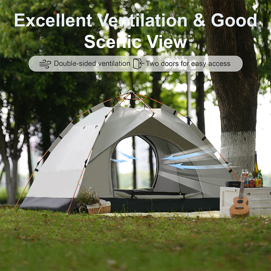 High Quality Double Layer Easy Storage Travel Tent For Hiking