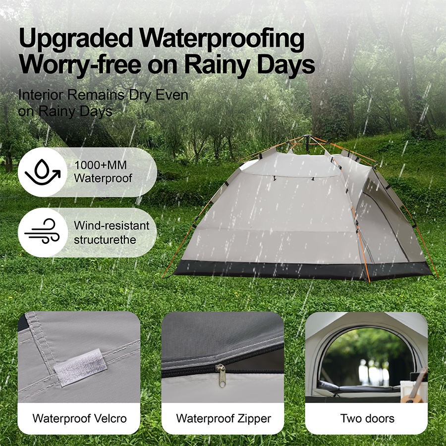 High Quality Double Layer Easy Storage Travel Tent For Hiking