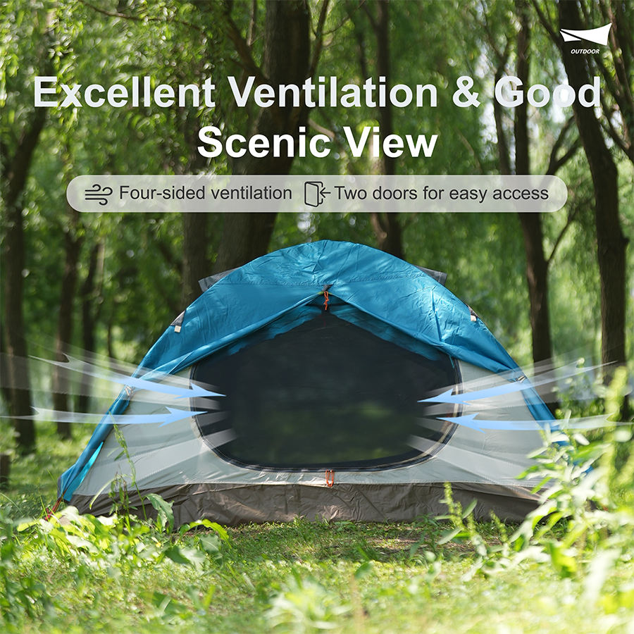 Windproof 210D Oxford Cloth Tentage Waterproof Ventilation Folding Shop