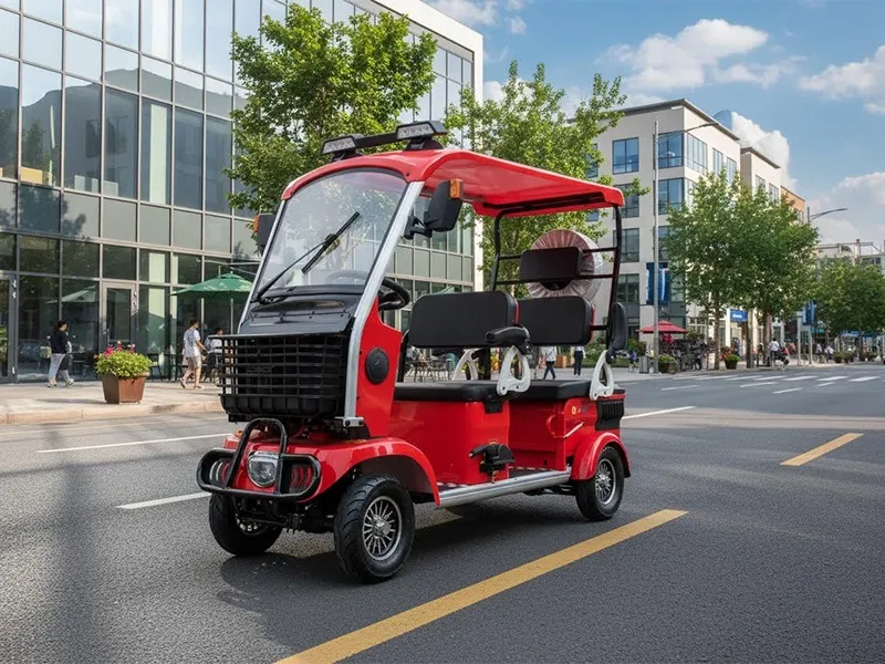 Motorized tricycle taxi