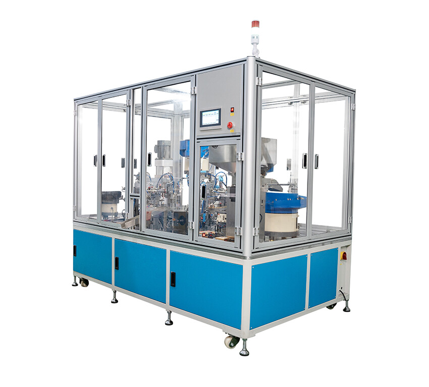 Máquina Automática de Ensamblaje de Núcleo de Válvula para Cilindros de Oxígeno
