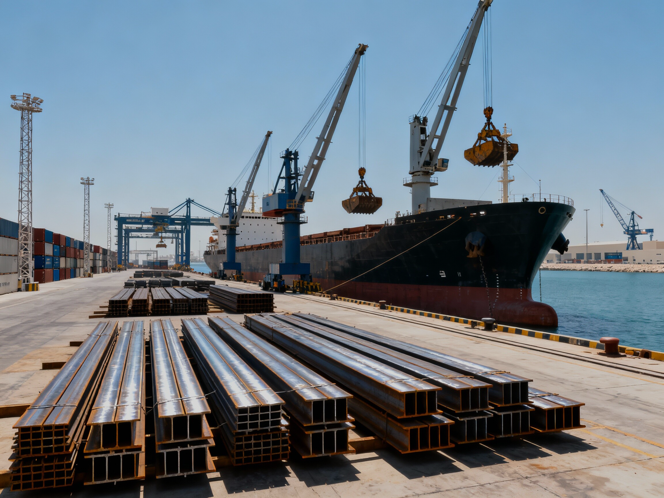 Success Story: Delivering 5,000 Tons of Structural Steel to Middle East Against Tight Deadline