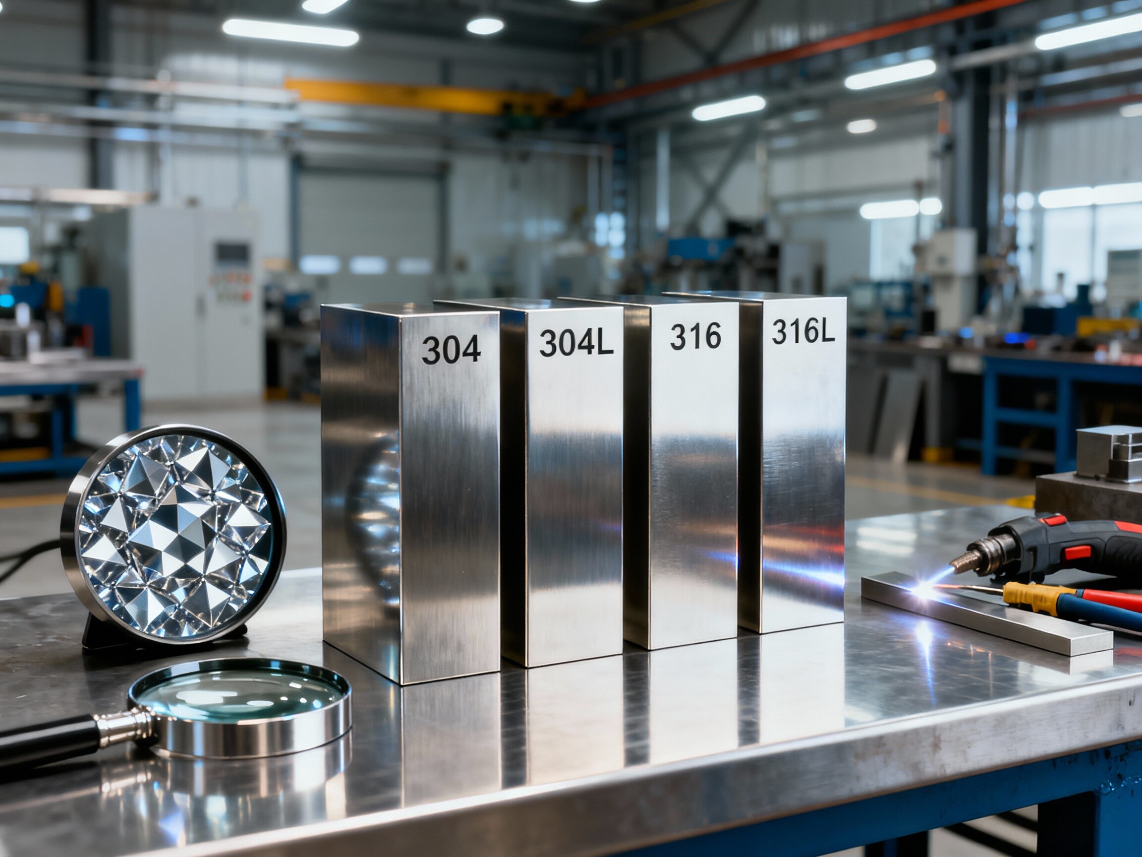 How to Choose Stainless Steel? In-depth Analysis of 304, 304L, 316, and 316L Materials