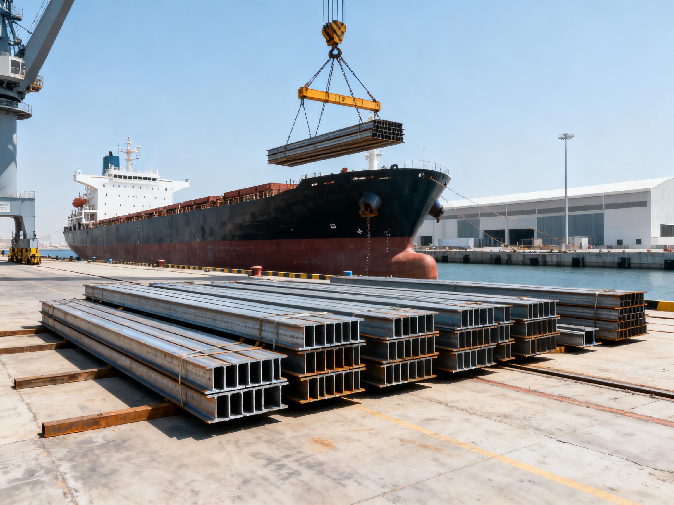 Success Story: Delivering 5,000 Tons of Structural Steel to Middle East Against Tight Deadline