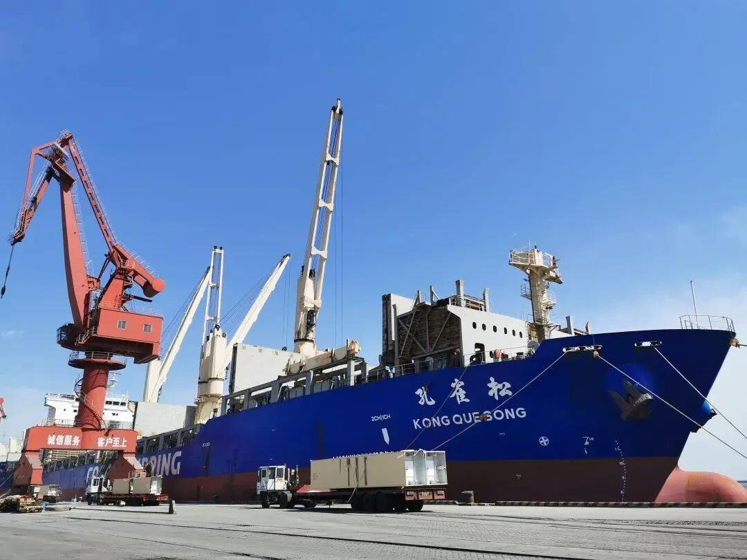 Our company successfully delivered the first batch of high-strength structural steel to the Middle East, setting a new quarterly order record.