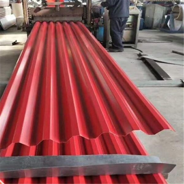 Гофрированная кровельная черепица