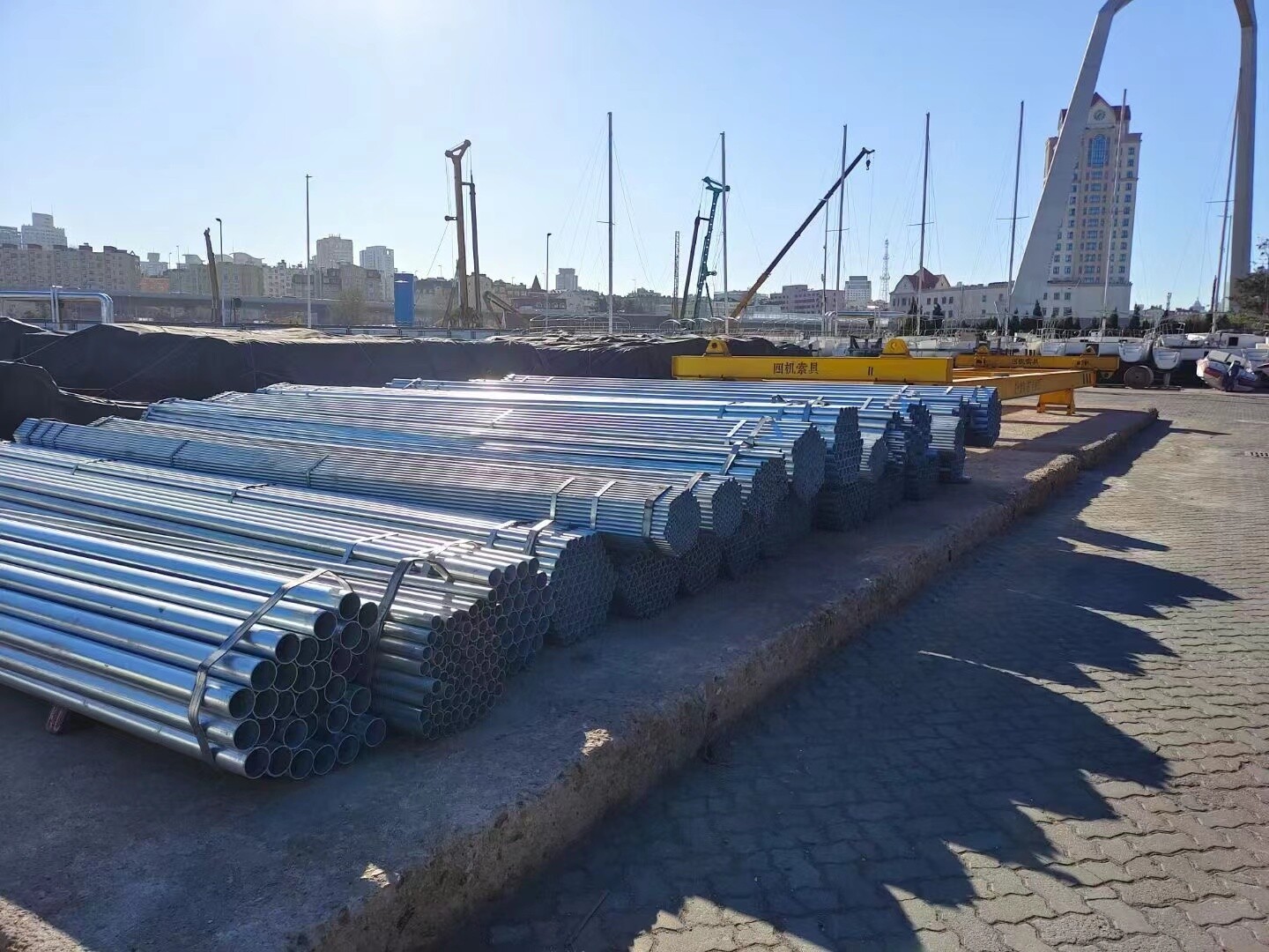 16Mn Bomba ya Pipa ya Pua ya Chuma iliyopakwa Galvanized