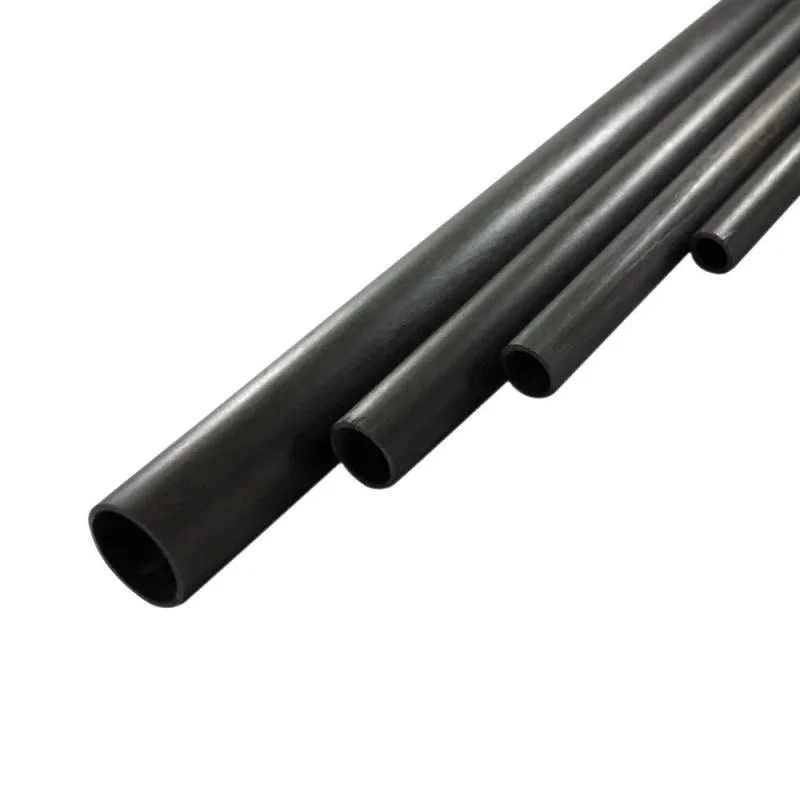 High Tensile and Modulus Unidirectional Round Shaped Pultruded Carbon Fiber Tube