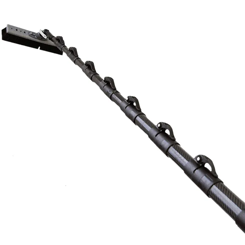 High Stiffness Carbon Fiber Extendable Cleaning Pole - Quick Lock Clamps