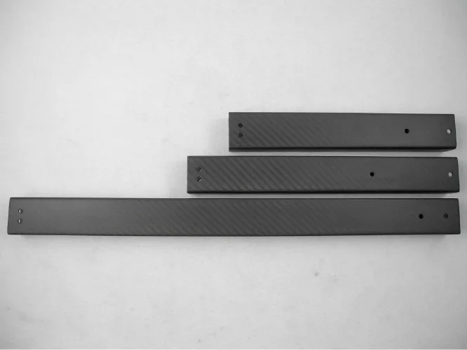 High strength Rectangular Carbon Fiber Tube 3K Twill Weave Matte Surface