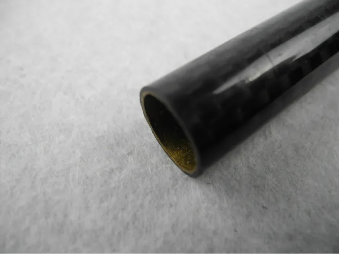 Light weight High Strength Carbon Fiber Profiles , custom size Carbon Fiber Tube