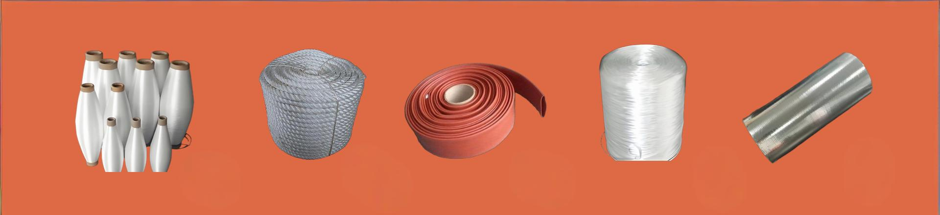 Product combination diagram of fiberglass and ceramic fiber