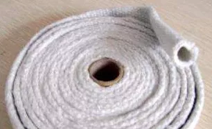 HP07CS Ceramic Fiber Braided Woven Sleeves With Fiberglass Filament And Steel Wire Reinforcement