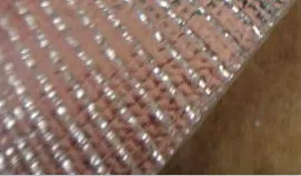 HP2025ALU1+SA Aluminum Foil Laminated Fiberglass Insulation Fabrics With Self-Adhesive Back