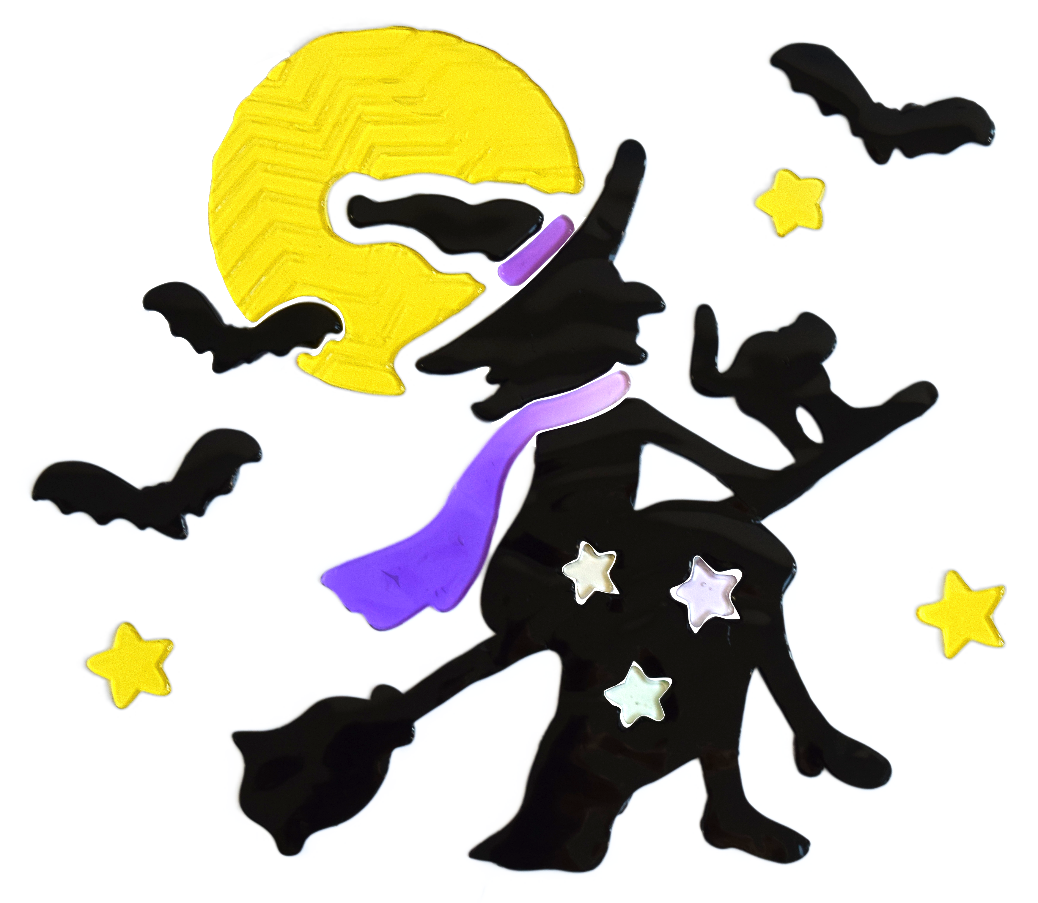 Halloween Window Gel Clings Ghost Pumpkin Bat Witch Cat Boo Blood Decal Stickers for Halloween Home Party Window Decorations