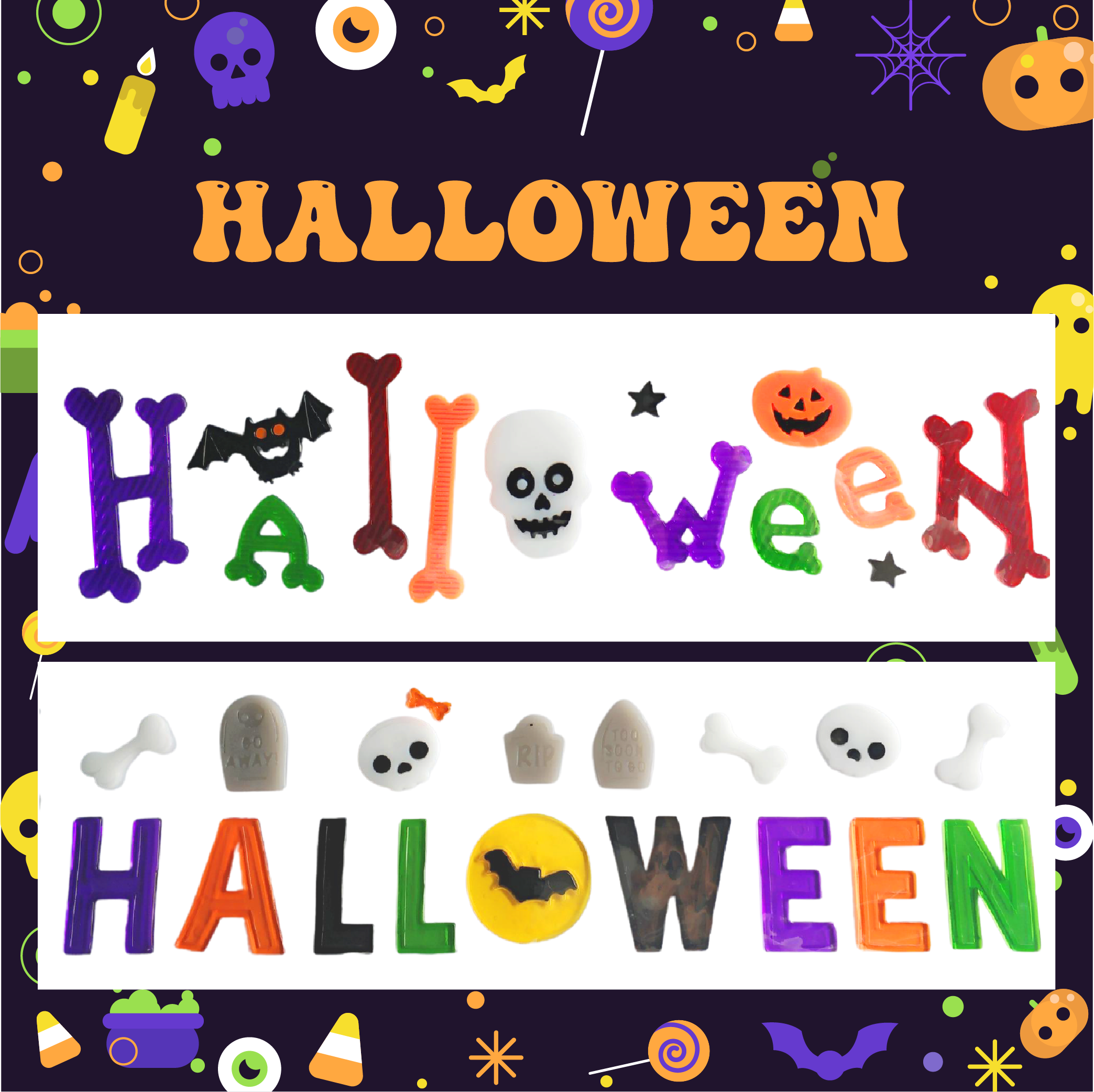 Halloween Window Gel Clings Ghost Pumpkin Bat Witch Cat Boo Blood Decal Stickers for Halloween Home Party Window Decorations