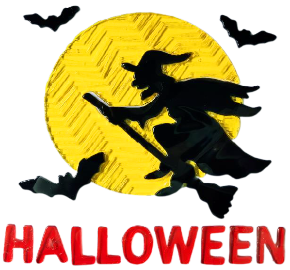 Halloween Window Gel Clings Ghost Pumpkin Bat Witch Cat Boo Blood Decal Stickers for Halloween Home Party Window Decorations