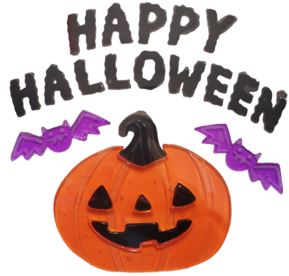 Halloween Window Gel Clings Ghost Pumpkin Bat Witch Cat Boo Blood Decal Stickers for Halloween Home Party Window Decorations