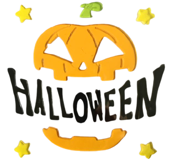 Halloween Window Gel Clings Ghost Pumpkin Bat Witch Cat Boo Blood Decal Stickers for Halloween Home Party Window Decorations