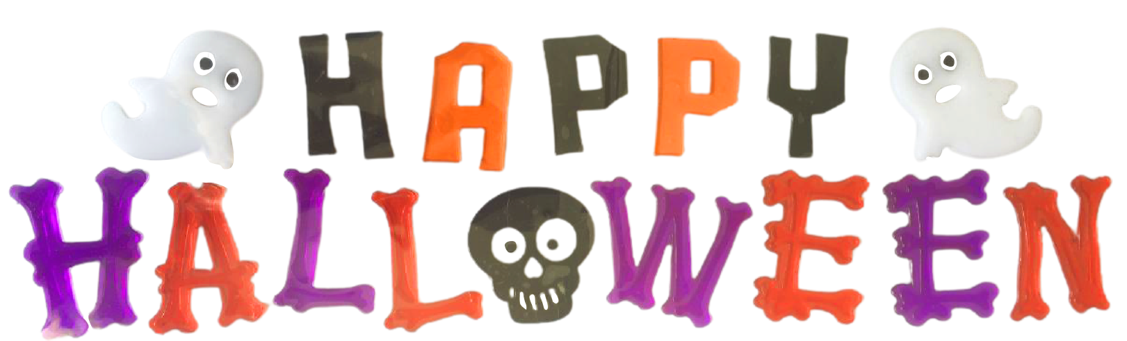 Halloween Window Gel Clings Ghost Pumpkin Bat Witch Cat Boo Blood Decal Stickers for Halloween Home Party Window Decorations