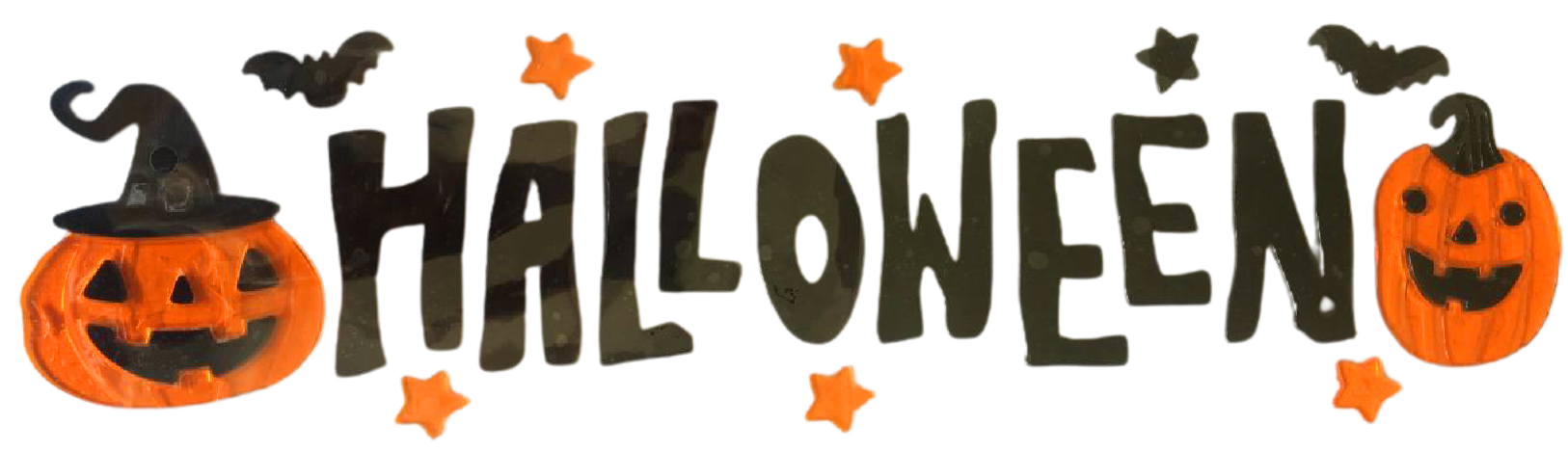 Halloween Window Gel Clings Ghost Pumpkin Bat Witch Cat Boo Blood Decal Stickers for Halloween Home Party Window Decorations