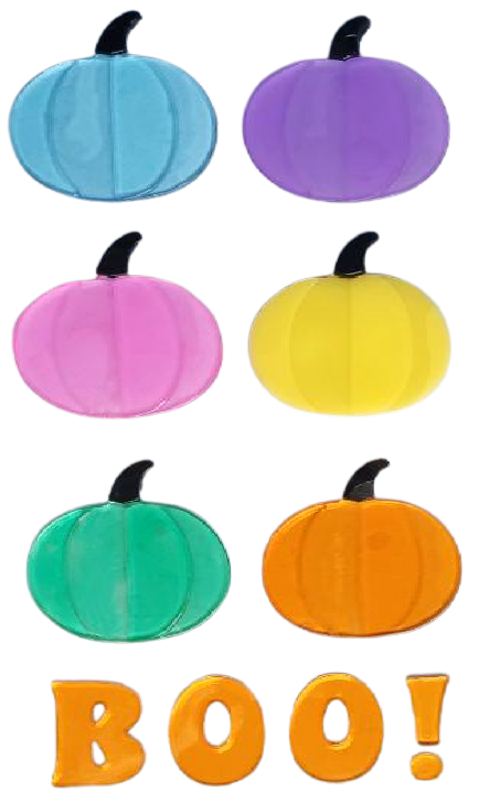 Halloween Window Gel Clings Ghost Pumpkin Bat Witch Cat Boo Blood Decal Stickers for Halloween Home Party Window Decorations