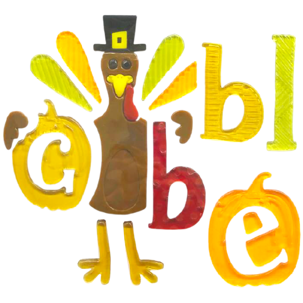 6 Sheets Fall Gel Window Clings for Glass Windows, FallThanksgiving Clings Gel Stickers,Hello Fall Leaves,Pumpkin for Autumn Holiday Window Decor