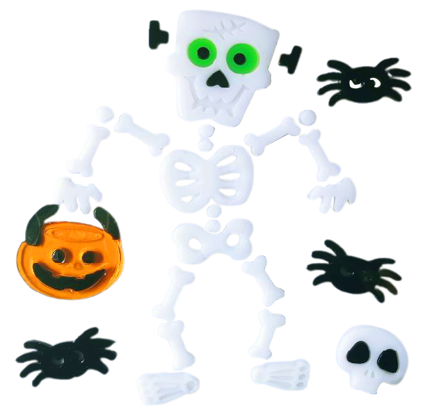 Halloween Window Gel Clings Ghost Pumpkin Bat Witch Cat Boo Blood Decal Stickers for Halloween Home Party Window Decorations